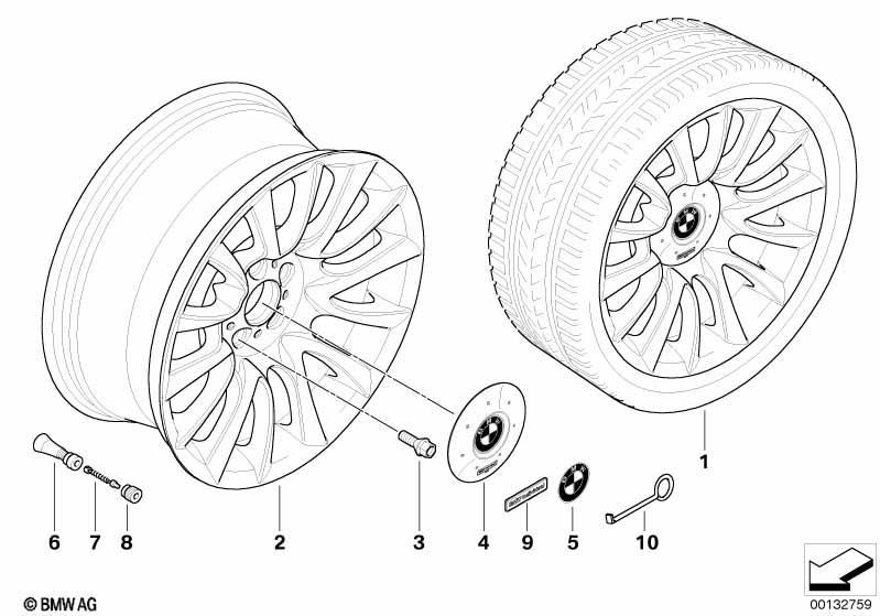 BMW LM Rad Individual V Speiche 152