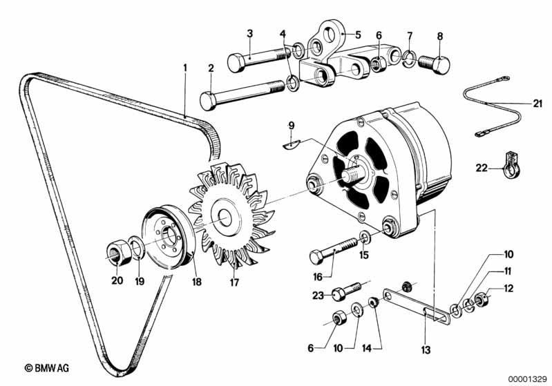 Generator Befestigungsteile