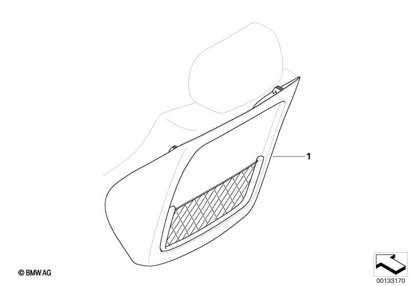 Nachrüstung Netztasche an Sitzlehne