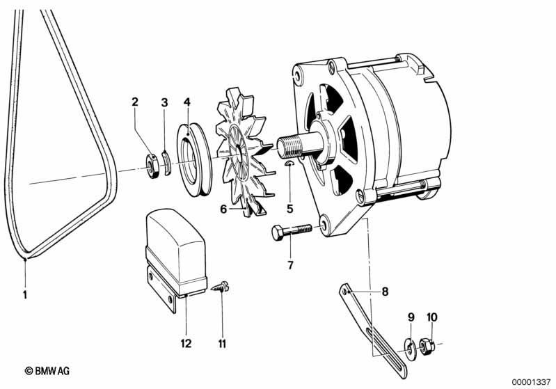 Generator Befestigungsteile