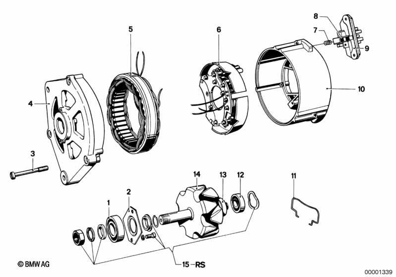 Generator Einzelteile