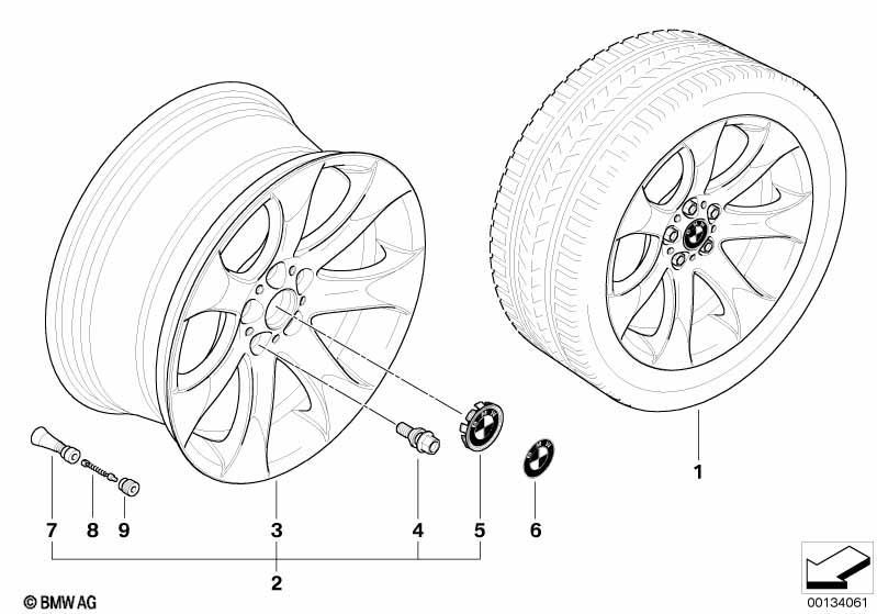 BMW LM Rad V-Speiche 168