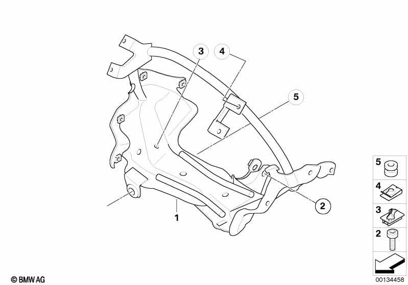 Halter Verkleidung Cockpit