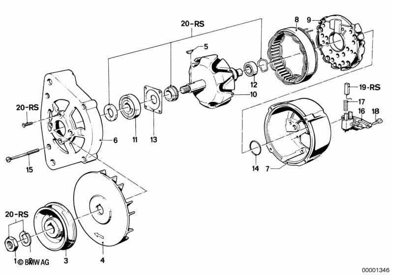 Generator Einzelteile