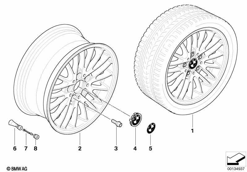 BMW LM Rad V-Speiche 110