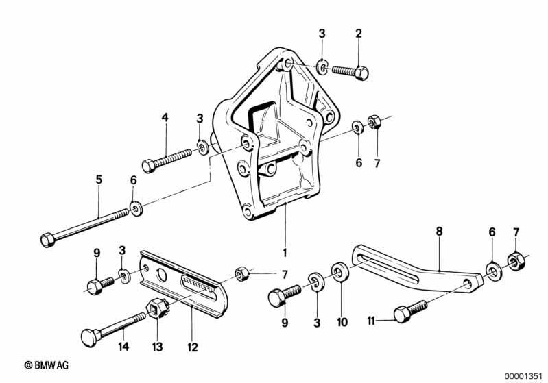 Generator Befestigungsteile