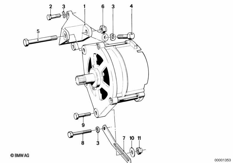 Generator Befestigungsteile