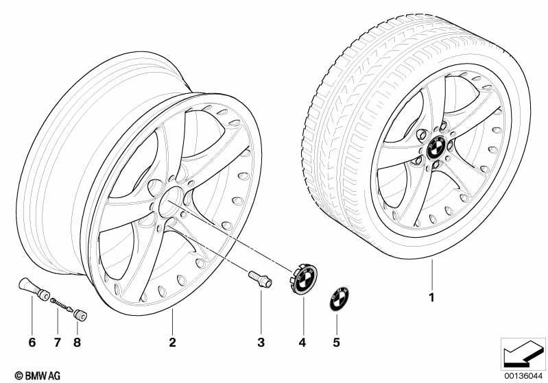 BMW Verbundrad Sternspeiche 179