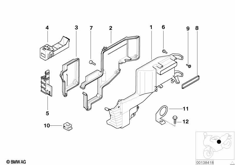 Kabelwanne/Sicherungskasten/Anbauteile