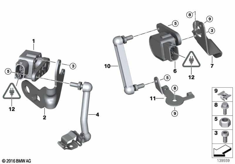 Sensor Leuchtweitenregulierung