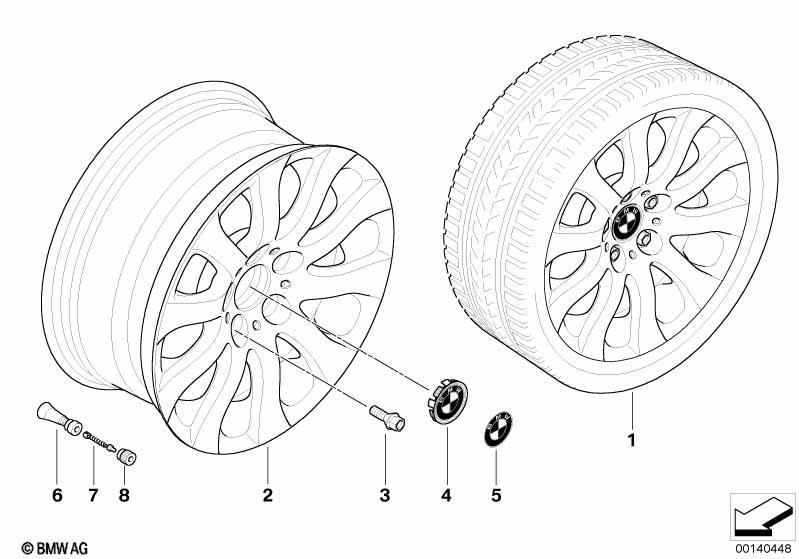 BMW LM Rad Sternspeiche 159