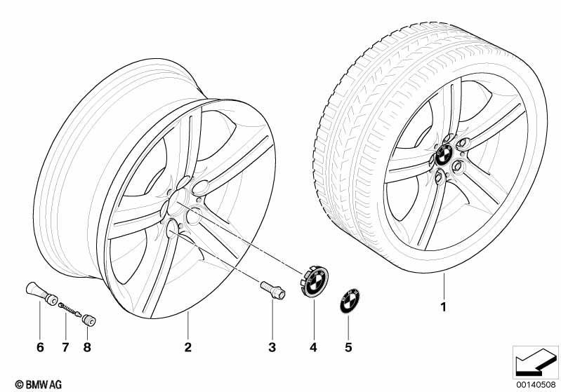 BMW LM Rad Sternspeiche 199