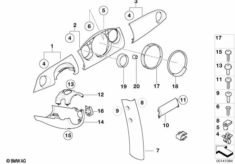 Anbauteile Instrumententafel