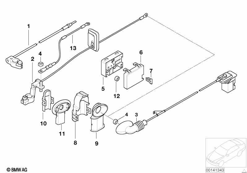 Batteriekabel(Batterie hinten)