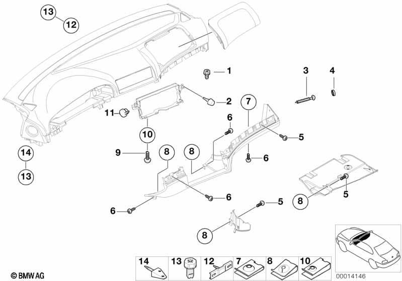 Anbauteile Instrumententafel