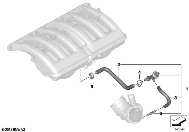 Unterdrucksteuerung-Motor