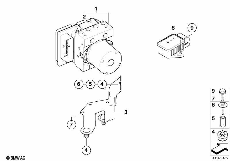 Hydroaggregat DSC/Halterung/Sensoren