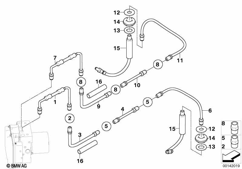 Bremsleitung hinten (S541A)