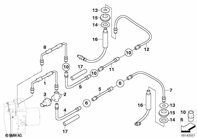 Bremsleitung hinten (S541A)