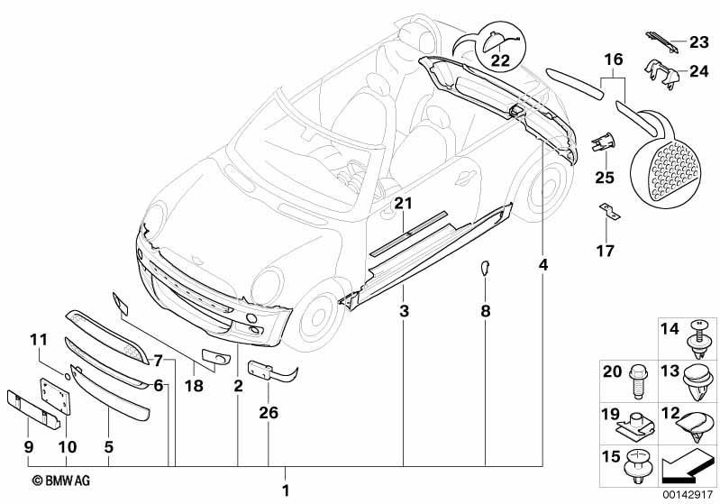 JCW Aerodynamikpaket - R52