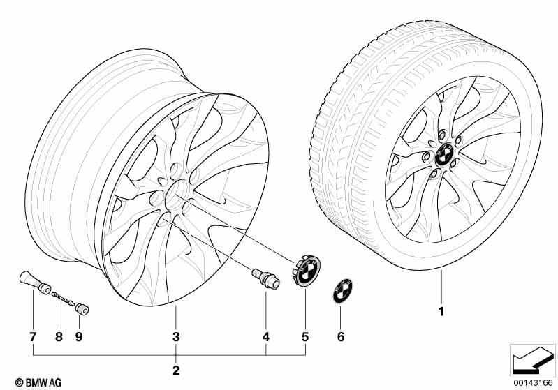 BMW LM Rad Y-Speiche 183