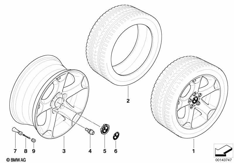 BMW LM Rad Y-Speiche 131