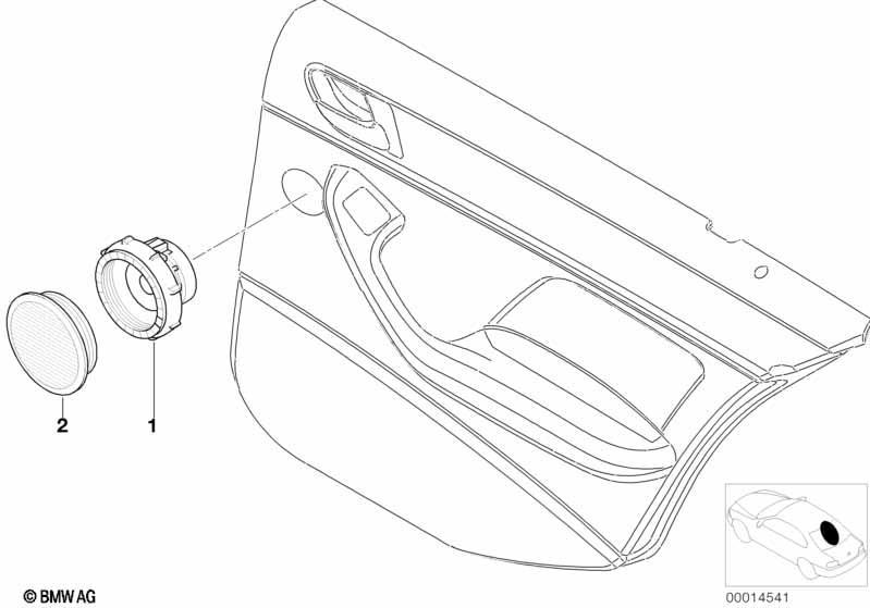 Einzelt. Tür h. Hifi-Syst. Harman Kardon