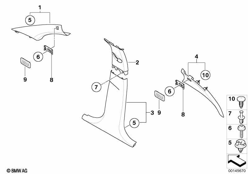 Verkleidung A- / B- / C-Säule