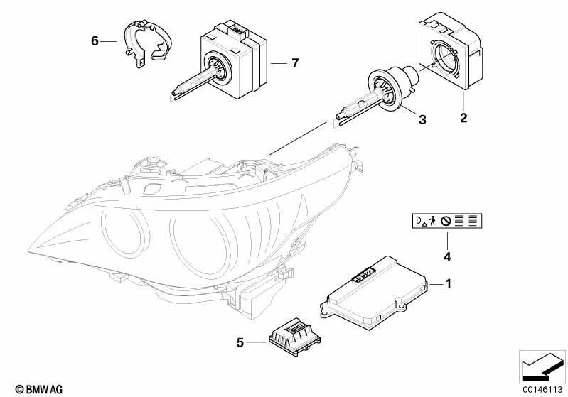 Scheinwerfer Elektronikteile Xenonlicht