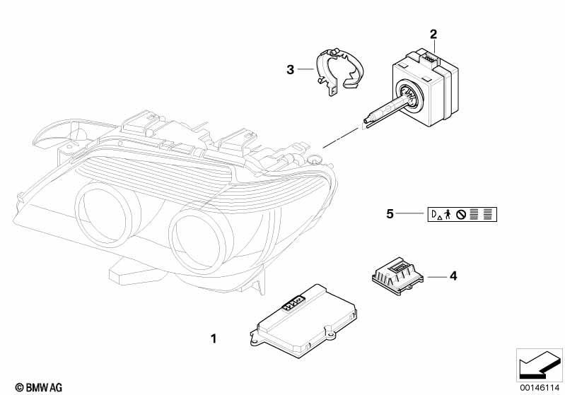 Scheinwerfer Elektronikteile Xenonlicht