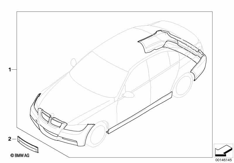 Nachrüstsatz M Aerodynamikpaket