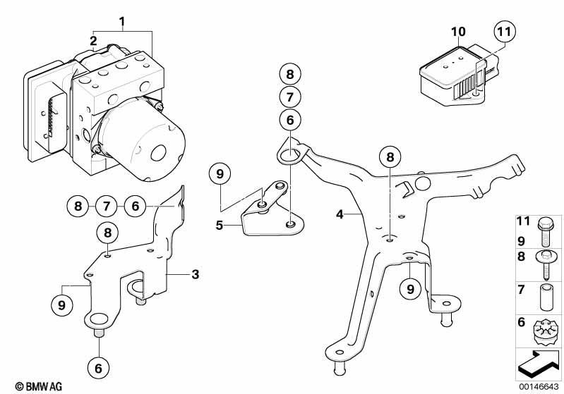 Hydroaggregat DSC/Halterung/Sensoren