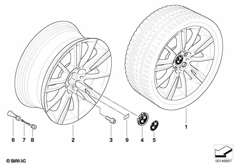 BMW LM Rad M Sternspeiche 193