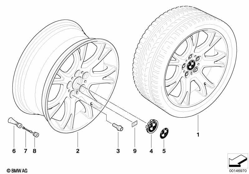 BMW LM Rad M Y-Speiche 191