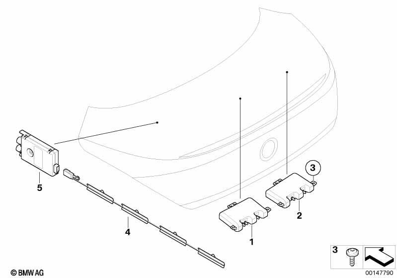 Einzelteile Mehrbandtelefon/GPS-Antenne