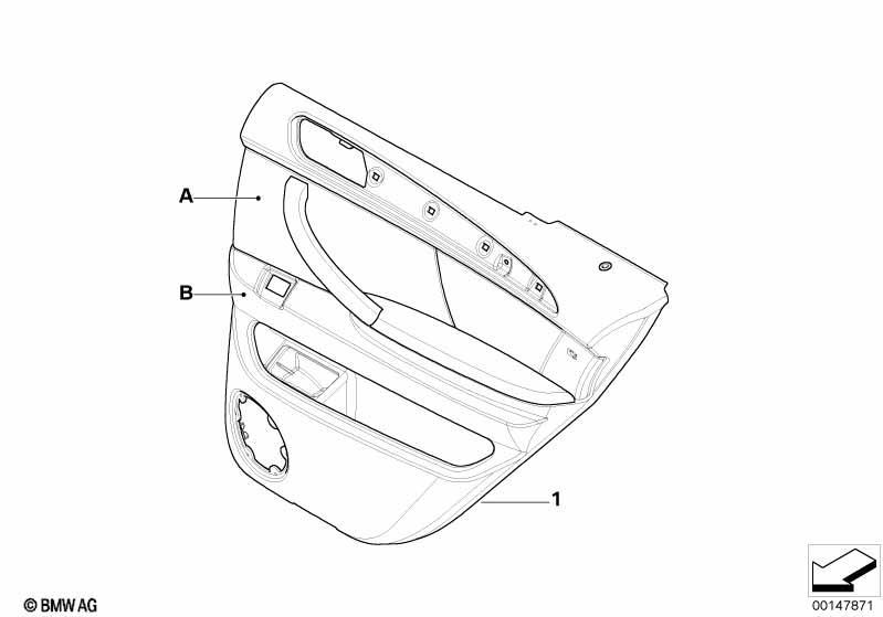 Individual Türverkleidung Airbag hinten