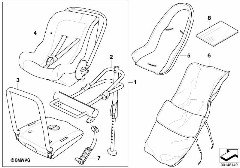 BMW Baby Seat 0+ Isofix