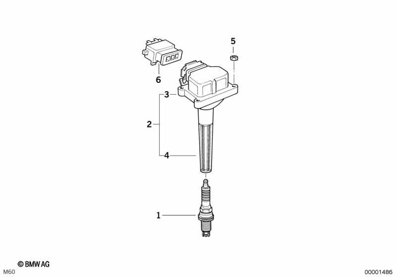 Zündspule/Zündkerzenstecker/Zündkerze