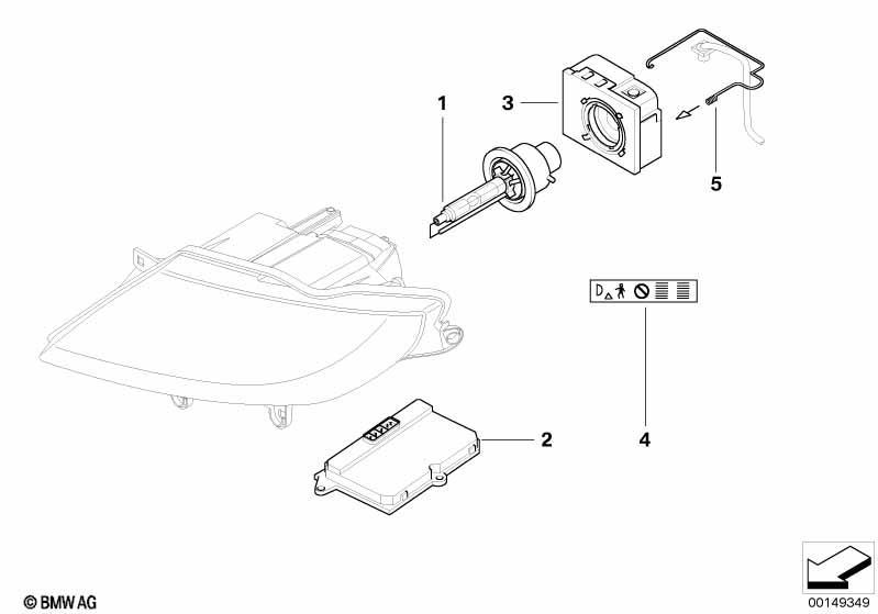 Scheinwerfer Elektronikteile Xenonlicht