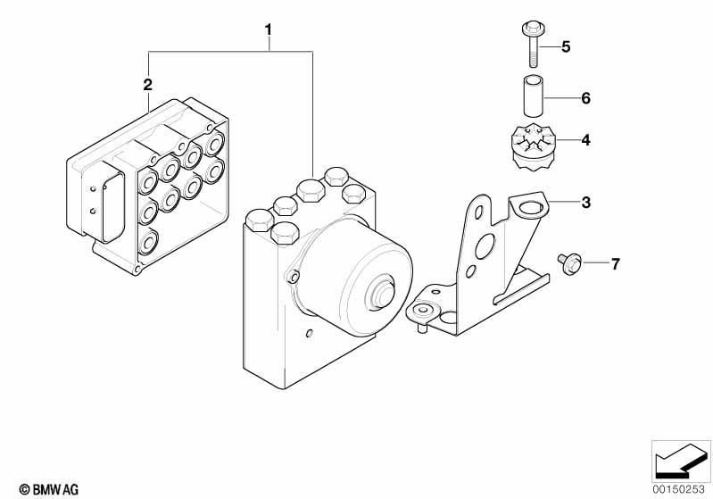 Hydroaggregat ASC/Steuergerät/Halterung