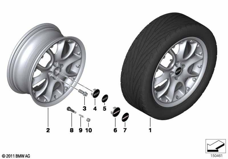 MINI LM Rad Web Spoke Composite 98