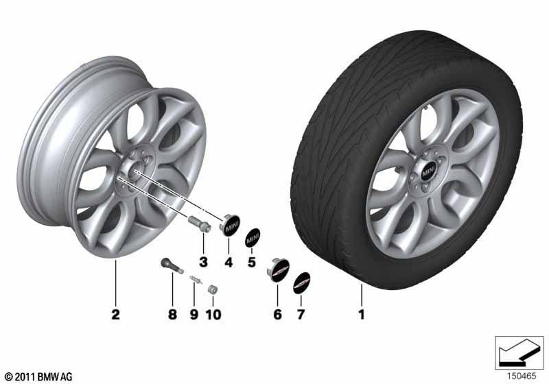 MINI LM Rad Flame Spoke 97