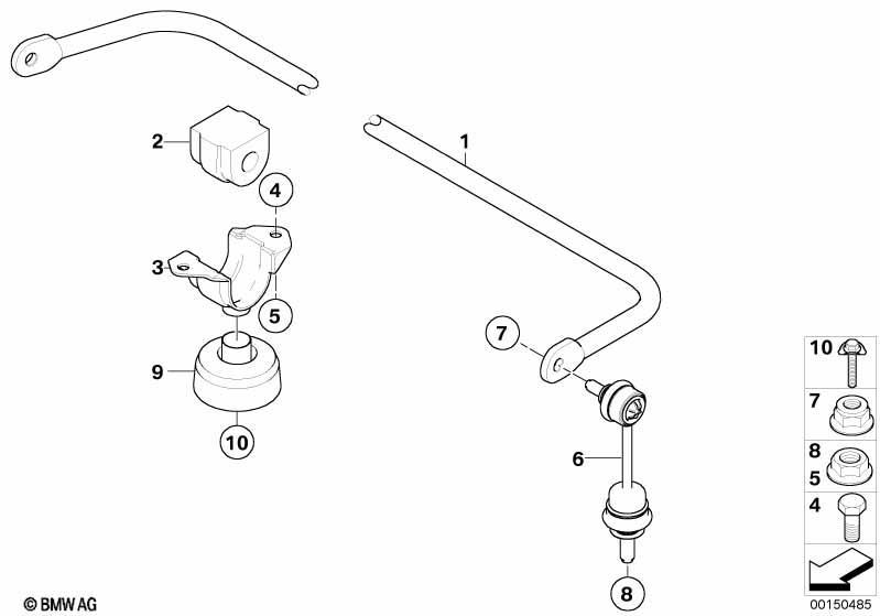 Stabilisator hinten