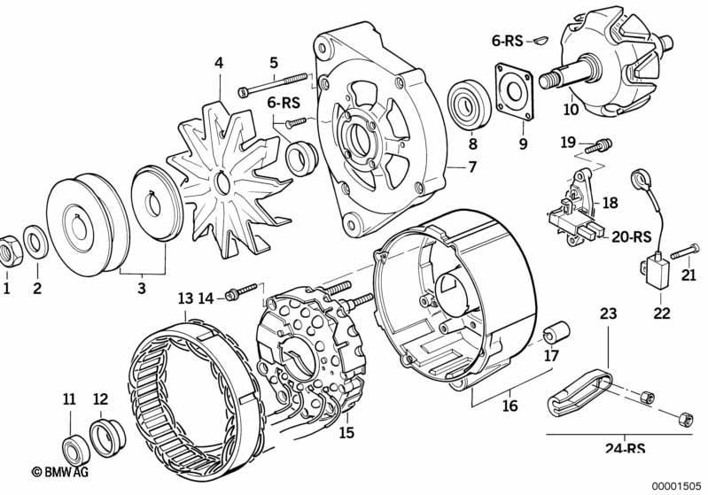 Generator Einzelteile 90A