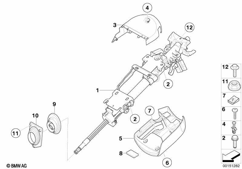 Lenksäule/Verkleidungen