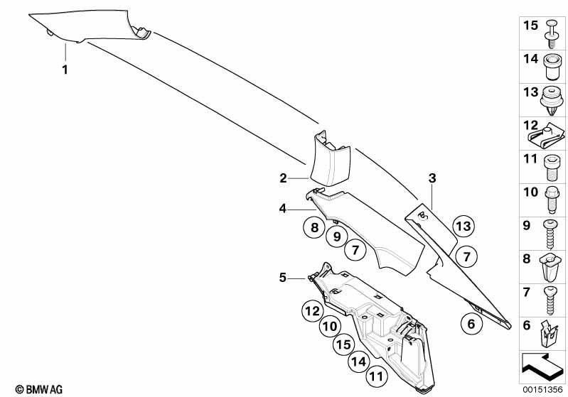 Verkleidung A- / B- / C-Säule