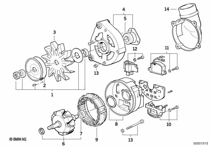 Generator Einzelteile 80A