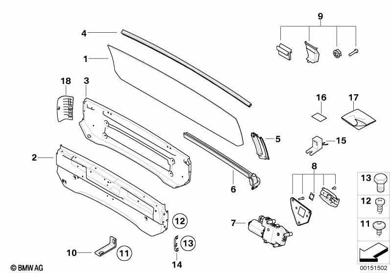 Verdeck Heckscheibe