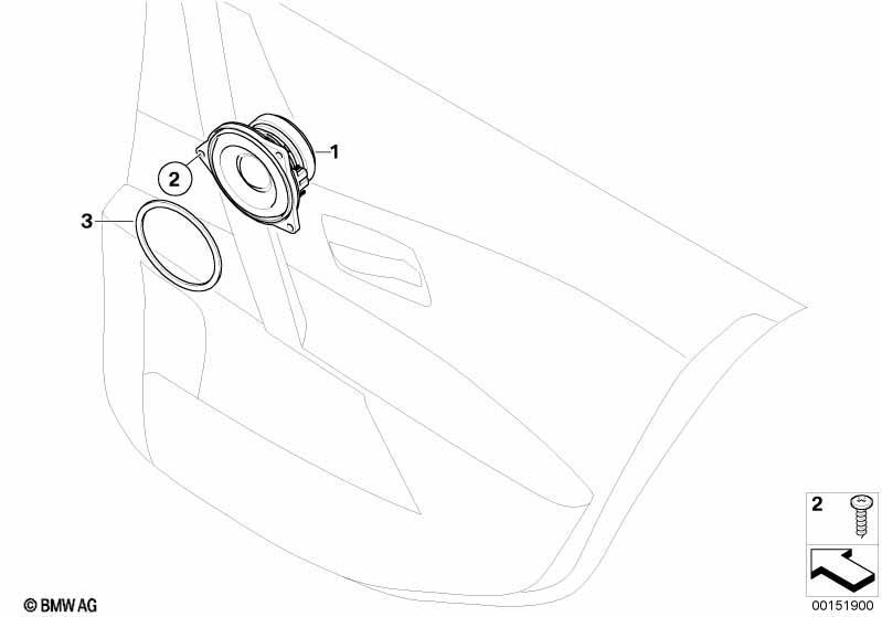 Individual Audiosystem Tür hinten