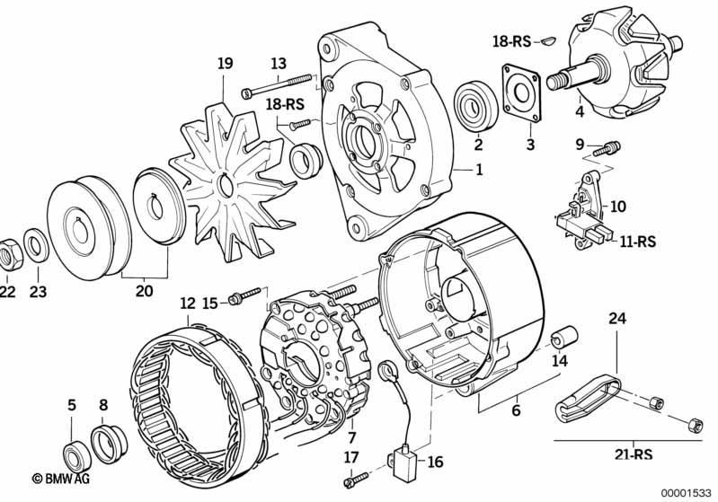 Generator Einzelteile 65A